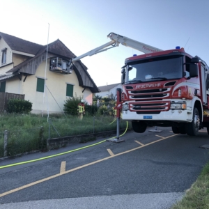 Ersteinsatzübung Feuerwehr Ins