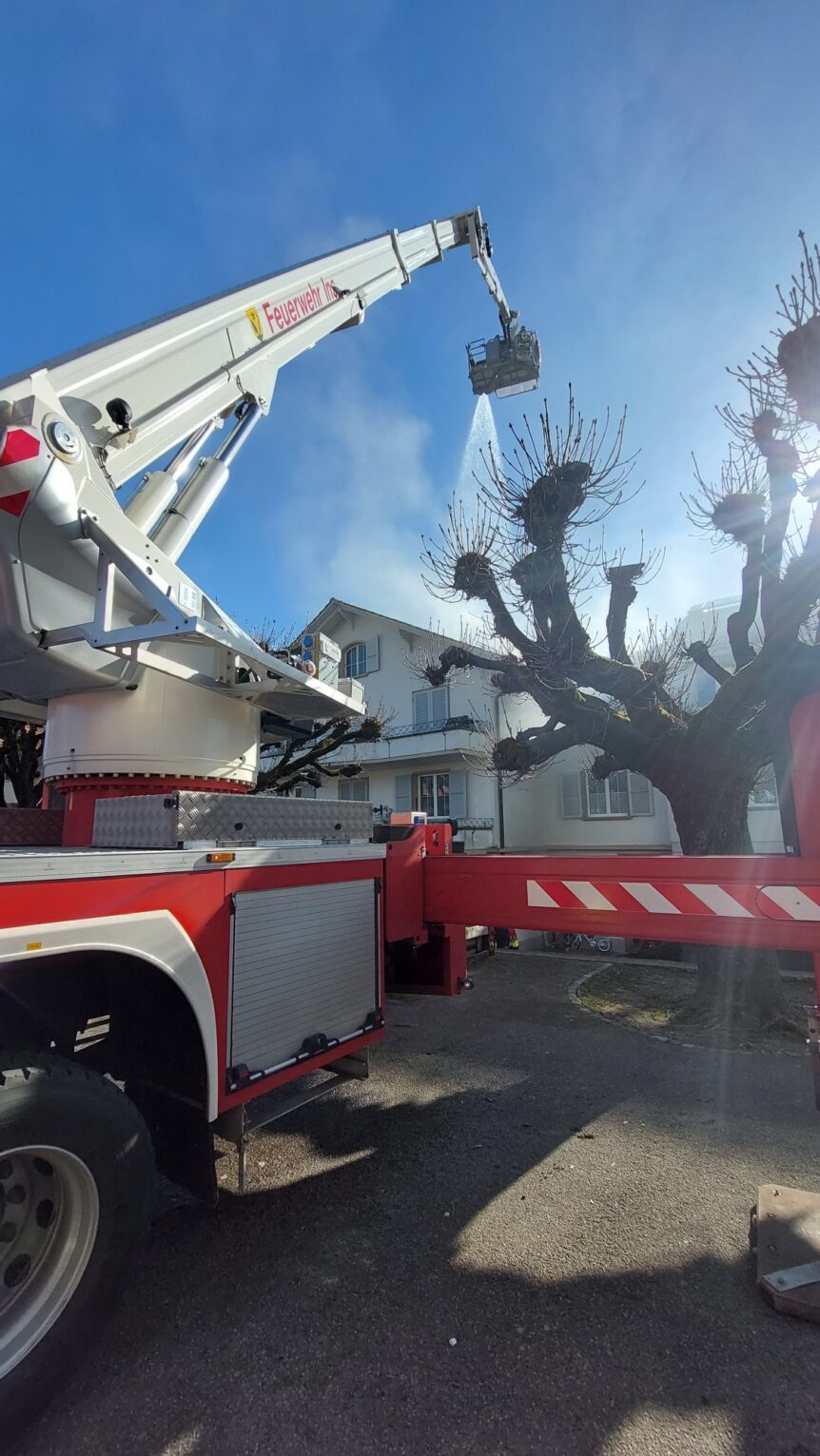 05.02.2024 Brand an Dorfstrasse in Ins