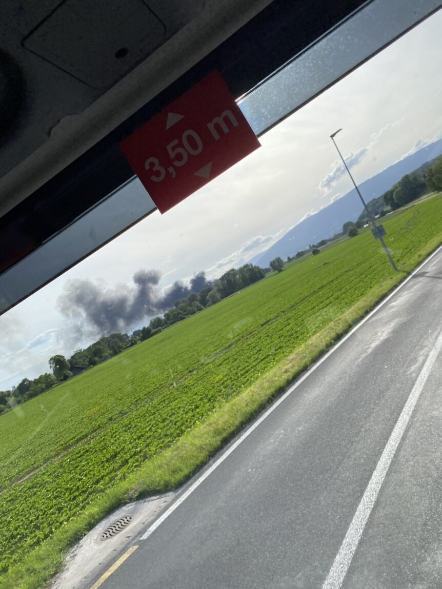 26.05.2025 Brand Gewächshaus in Gampelen