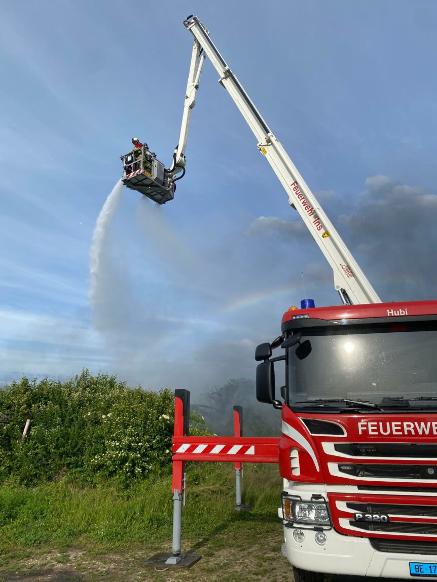 26.05.2025 Brand Gewächshaus in Gampelen