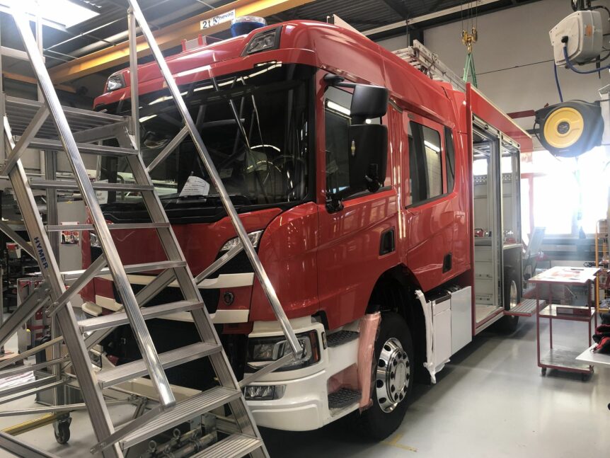 Projekt-Pionierfahrzeug Feuerwehr Ins