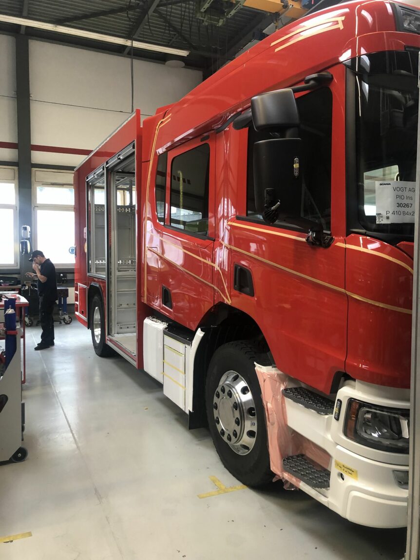 Projekt-Pionierfahrzeug Feuerwehr Ins