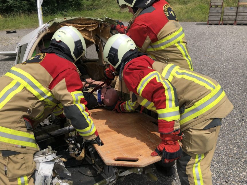 Einsatzübungen der Feuerwehr Ins vom 26.06.2021