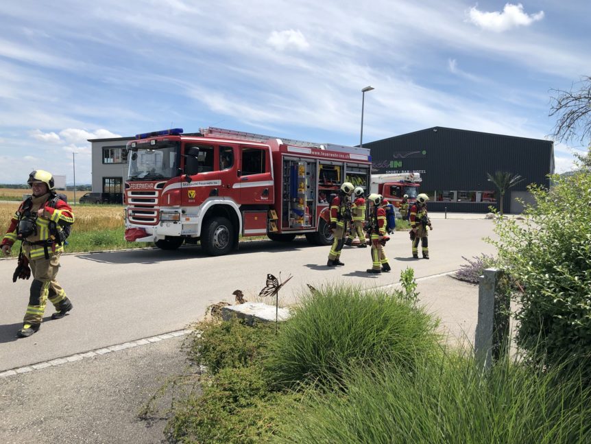 Einsatzübungen der Feuerwehr Ins vom 26.06.2021