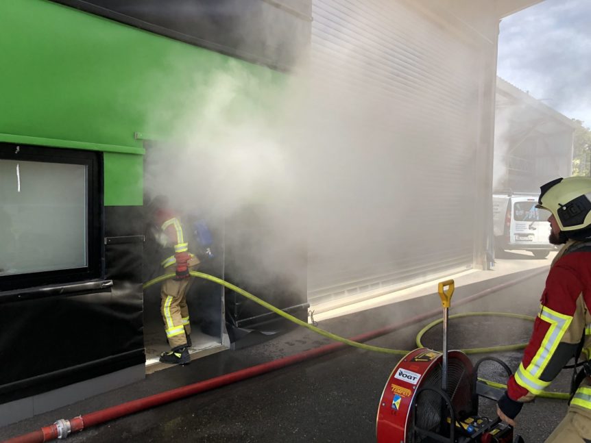 Einsatzübungen der Feuerwehr Ins vom 26.06.2021